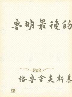 鲁明最后的结局