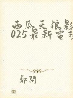 西瓜天狼影院2025最新电视剧封面