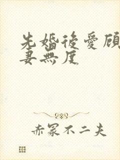 先婚后爱顾总宠妻无度