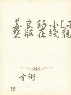 善良的小[子完整版在线观看