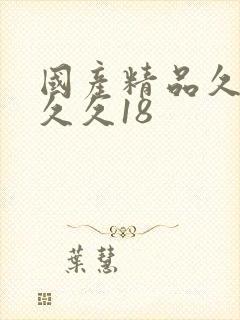 国产精品久久久久久18