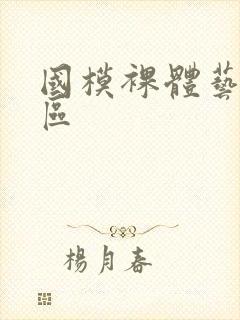 国模裸体艺术一区