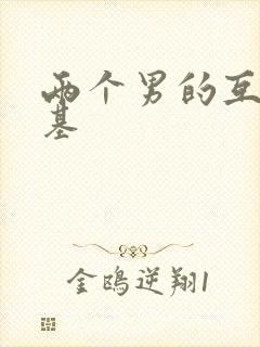 两个男的互相搞基