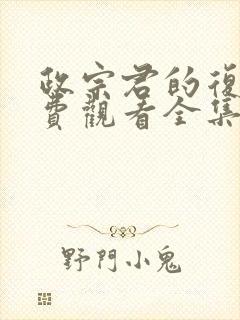 政宗君的复仇免费观看全集