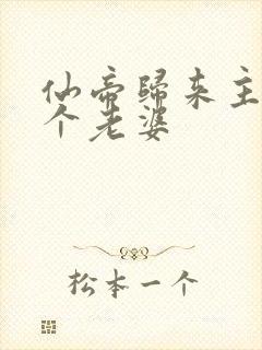 仙帝归来主角几个老婆封面