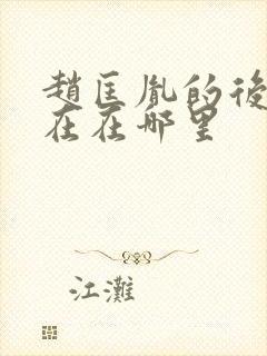 赵匡胤的后代现在在哪里