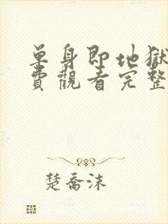 单身即地狱4免费观看完整版