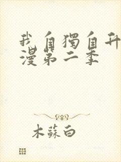 我自独自升级动漫第二季