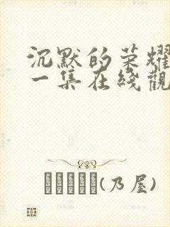 沉默的荣耀最后一集在线观看