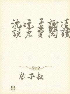 沈晚柔谢凌安小说免费阅读最新章节