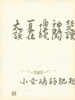 大夏傻神楚南小说在线阅读全文