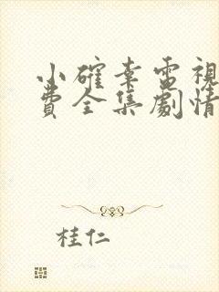 小确幸电视剧免费全集剧情介绍