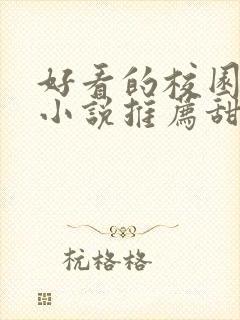 好看的校园言情小说推荐甜宠文