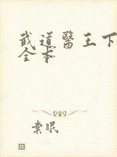 武道医王下载 全本封面