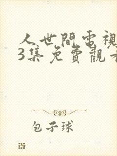 人世间电视剧第3集免费观看封面