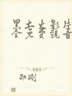 黑土火影片子大全免费观看封面