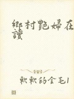 乡村艳妇在线阅读