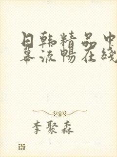 日韩精品中文字幕流畅在线免费观看