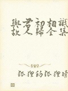 与君初相识犹如故人归全集免费观看