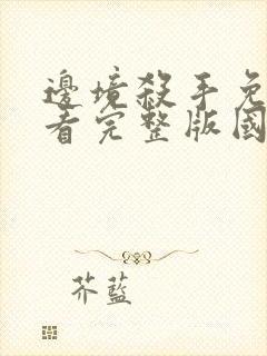 边境杀手免费观看完整版国语高清