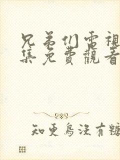 兄弟们电视剧全集免费观看高清