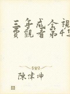 三年成全视频免费观看第4集