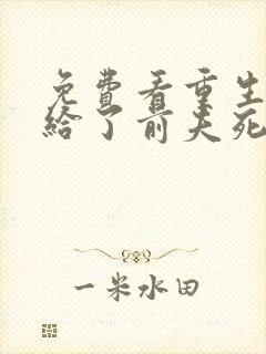 免费看重生后嫁给了前夫死对头封面