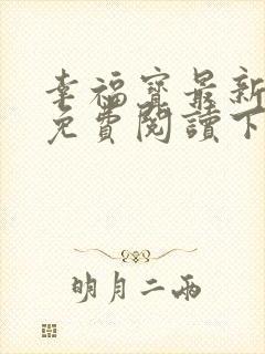 幸福宝最新章节免费阅读下载小说在