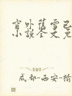 窗外旧雪已落尽小说全文免费阅读