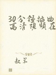 30分钟插曲的高清视频在线观看