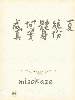 成何体统夏侯澹真实身份