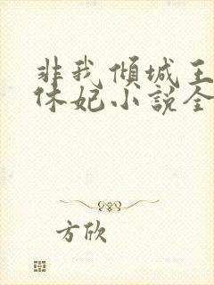 非我倾城王爷要休妃小说全文免费阅读