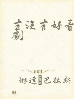 有没有好看的美剧封面