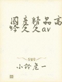 国产精品高潮呻吟久久av