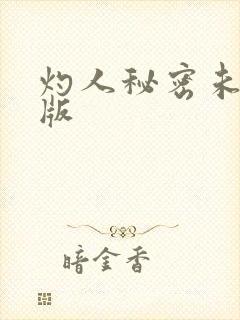 灼人秘密未删减版