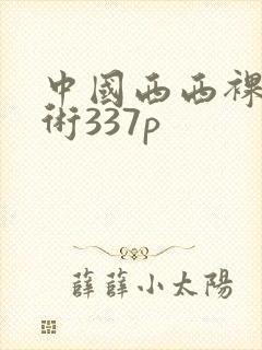 中国西西裸体艺术337p