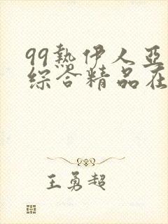 99热伊人亚洲综合精品在线