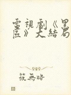 电视剧《黑白禁区》大结局