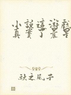 小说这游戏也太真实了晨星ll免费阅读