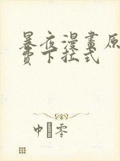 暴夜漫画原著免费下拉式