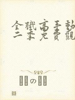 全职高手动漫第二季免费观看