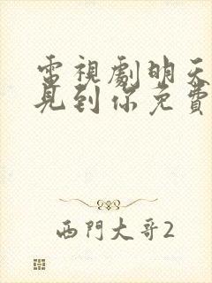 电视剧明天也想见到你免费观看