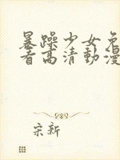 暴躁少女免费观看高清动漫版封面