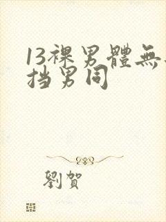 13裸男体无遮挡男同