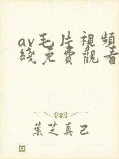 av毛片视频在线免费观看封面