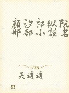 颜汐祁纵阮念是哪部小说名字