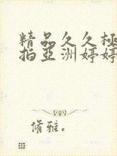 精品久久极品偷拍亚洲婷婷