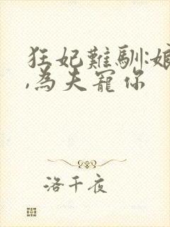 狂妃难驯:娘子,为夫宠你