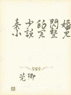 秦少的闪婚娇妻小说完整免费