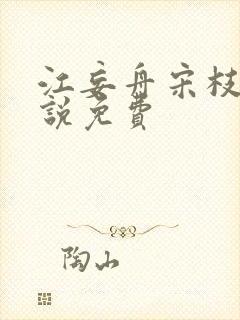 江妄舟宋枝雪小说免费封面